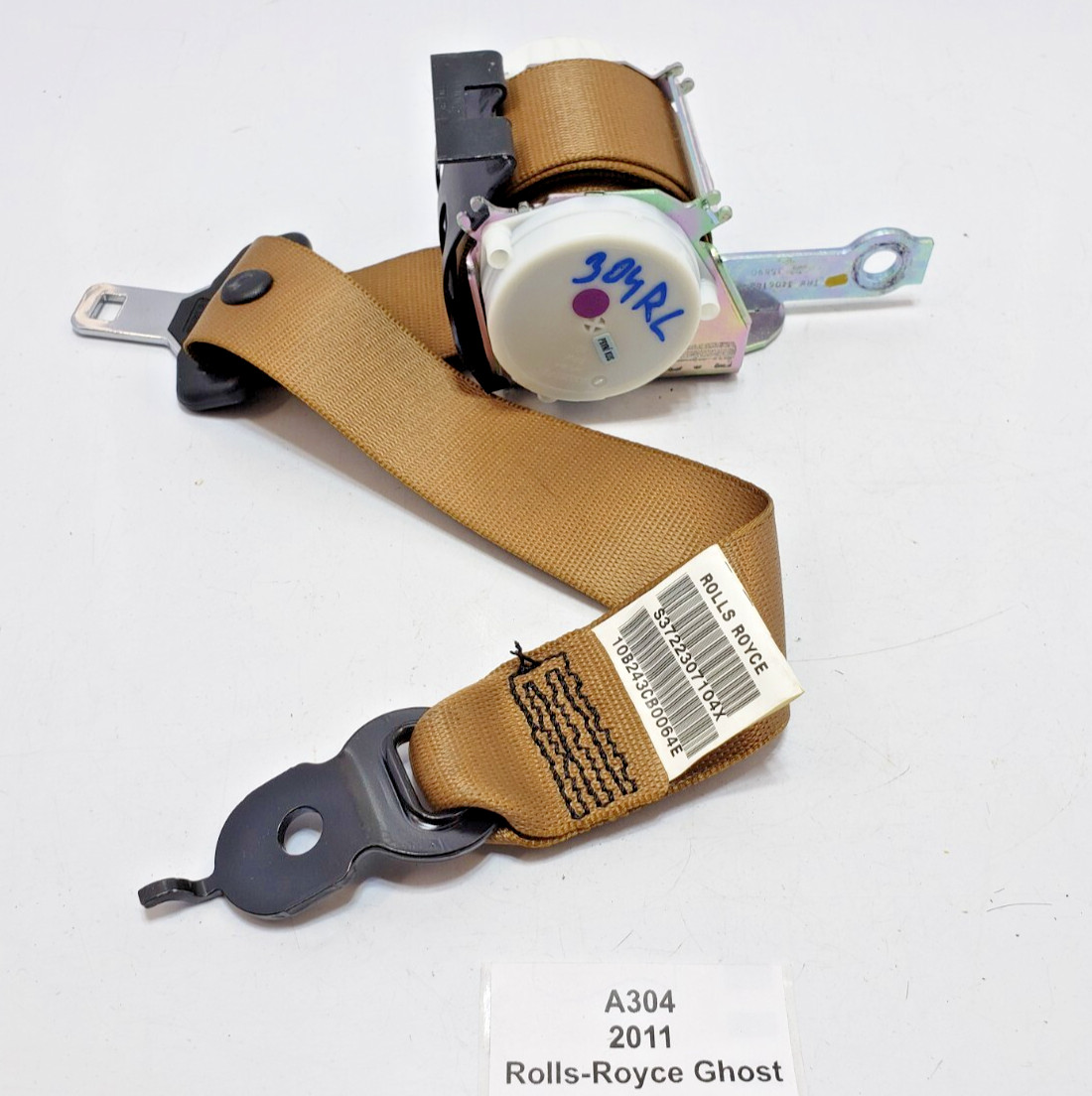 ✅ 2010-2014 OEM Rolls Royce Ghost RR4 Rear Left Driver Side Seatbelt Retractor