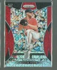 2019 Panini Prizm Prizms Red Mojo #265 Austin Voth RC 045/299 (ref 62122)