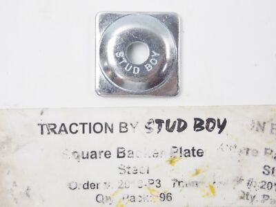 Woody's Stud Boy Backer Supportplatte Stahl 1 1/8'x1 1/8'' Loch 7mm 11-7117