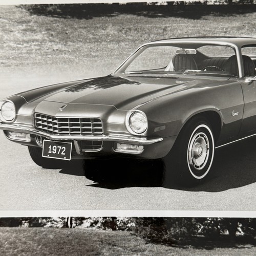 1972 Chevrolet Camaro Sport Coupe Factory Press Photo Photograph Print Vintage - Picture 4 of 9