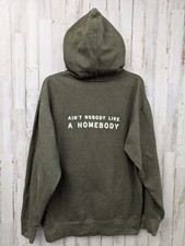 Magnolia Fixer Upper Homebody Chip and Joanna Gaines Hoodie Sweatshirt Green XXL