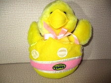 Peeps Marshmallows Easter 10" Plush Stuffed Animal Yellow Pink Candy Plush
