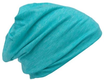 Cool4 Sommer Beanie Türkis Vintage Longbeanie Langmütze Slouch Chemo SB11