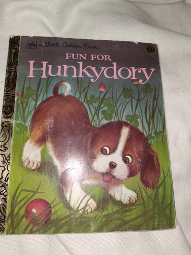 Little Golden Book 1977 Fun For Hunkydory Softback - Picture 5 of 5