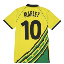 Jamaica - football shirt Replica retro jersey, Bob Marley, 1998 yellow jersey Jamaica - football shirt Replica retro jersey, Bob Marley, 1998 yellow jersey