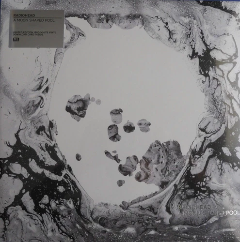 RADIOHEAD "A MOON SHAPED POOL" LP - WHITE VINYL LP NEUF - BRAND NEW, SEALED