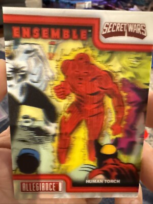 2024 Marvel Allegiance Secret Wars Human Torch Ensemble Lenticular #E-3