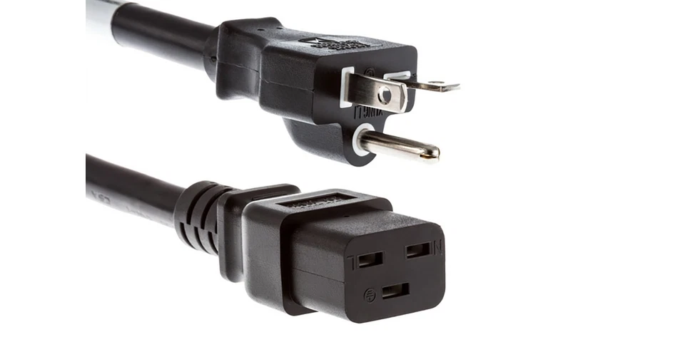 8 Outlet PDU Power Strip w/ IEC C13 Outlets - 120/240V -15ft Cord (NEMA 5-20p) - Image 3 of 4