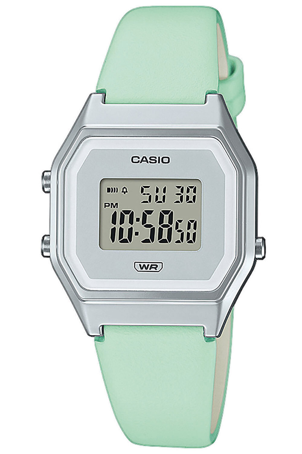 Casio Reloj Mujer Retro Reloj Digital Mint/Plata Vintage Mini LA680WEL-3EF B-Ware