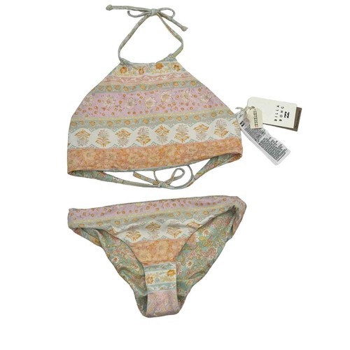 Billabong Girls' Layered With Love High Neck Reversible Bikini Set Size 14 NWT - Picture 6 of 11
