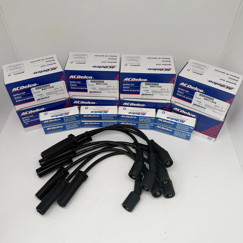 8 Pack UF271 Ignition Coil & Spark Plug & Wire for Chevy GMC 4.8L 5.3L 6.0L 8.1L - Image 3 of 4