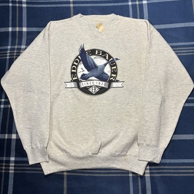 Vintage 80s NWT Eddie Bauer Goose Crewneck Sweater Size Xl