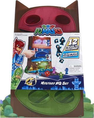 Neu PJ Masks Night Time Micros Mystery HQ Box Set Entdecken 12 Stück Spielzeug Alter 3+