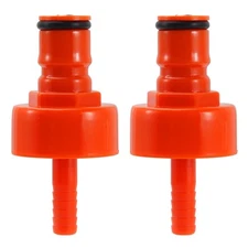 Plastic Beer Carbonation Cap 2PCS PET Soda Bottle Counter Pressure Filling