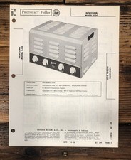 Newcomb E-50 Amplifier Sams Photofact Manual Original 