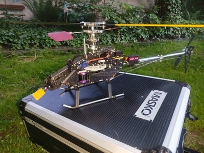 Freakware RC Helikopter Align T REX 760X Dominator Top + Graupner SJ MC-16 HoTT