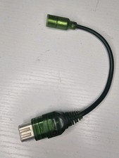 Xbox Original OEM Breakaway Cable Translucent Green Dongle For Controller