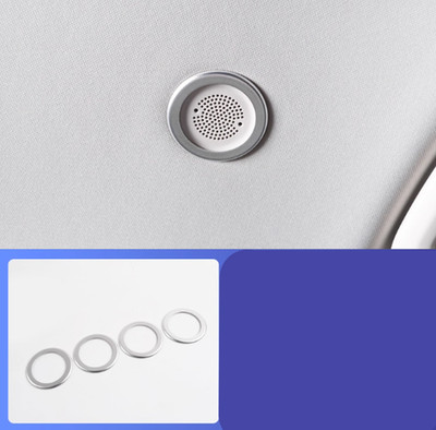 Stainless steel Roof speaker decorative frame For Land Rover Defender 2020-2025