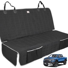 Reliadura Dog Car Seat Cover for Back Truck Bench-61"W, Truck-Gray