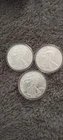 Lot of 3 American BU Silver Eagle Coins 2023  1oz. Fine Silver