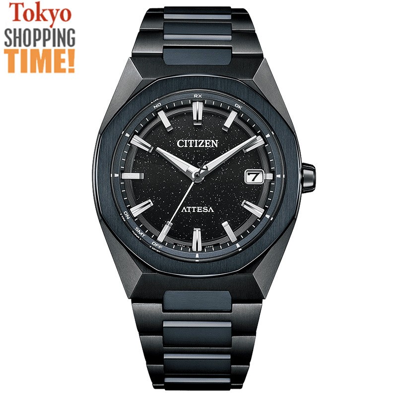 Citizen Attesa CB3046-76E Blue Universe Eco-Drive Titanium Radio