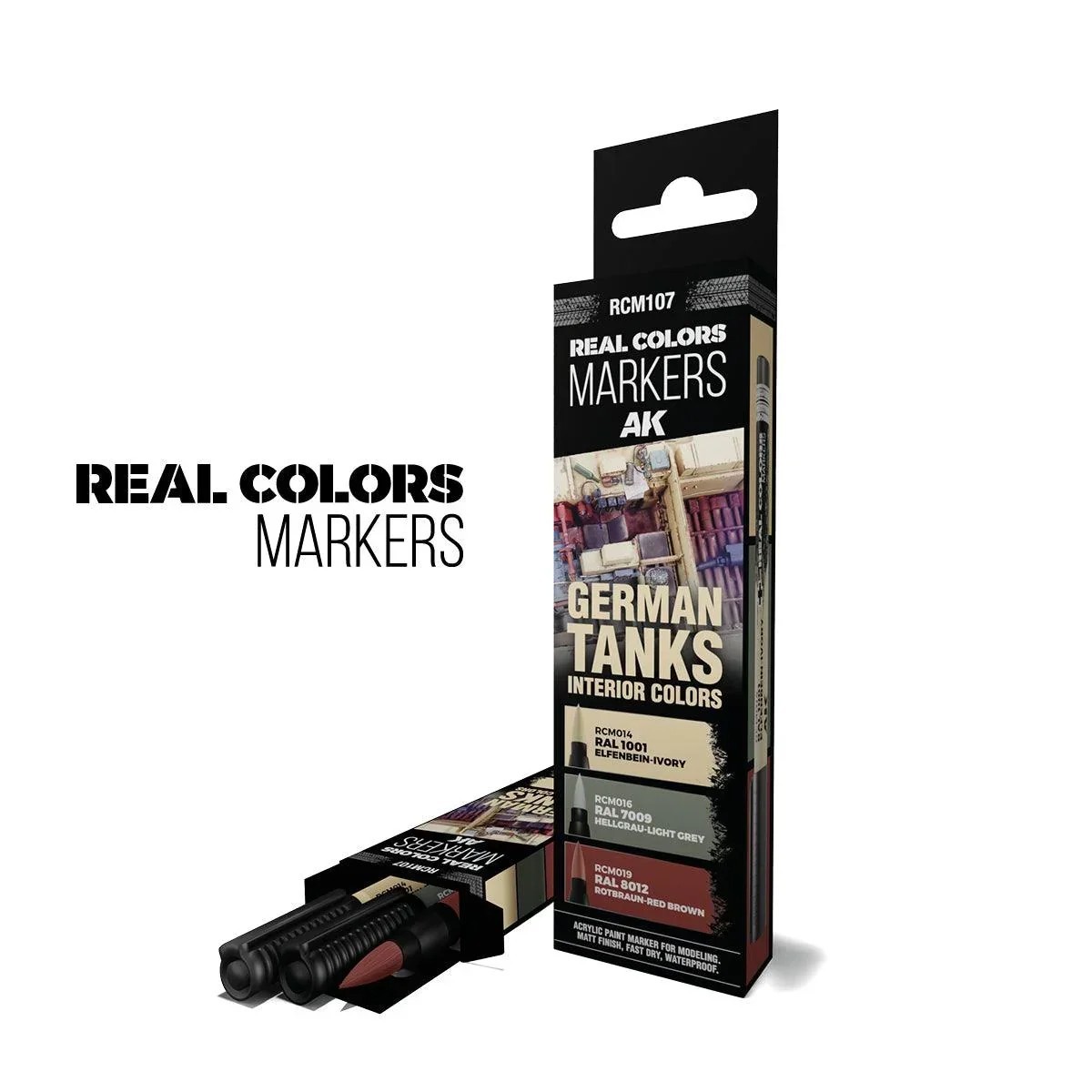 RCM107 German Tanks Interior Colors (3pcs)