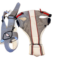 Baby BJORN Original One Air Mesh Baby Infant Carrier Gray White Red 8-25 Lbs