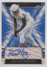 2019 Leaf Metal Draft Photo Variation Blue Wave 9/20 Kelvin Harmon Auto 4t6