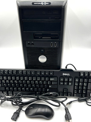 Dell OptiPlex 760 Desktop Computer Tower Core 2 Duo 3.0GHz 4GB Win 7 Pro