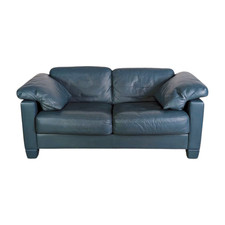 2x Original de Sede Sofa DS 17 Zweisitzer Couch Leder Design