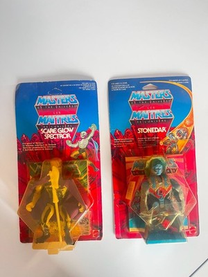 MOTU Vintage WAVE 6 Blister RAR Scare Glow + Spector + Stonedar MOC