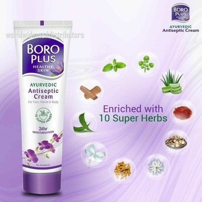 Genuine Boro Plus Herbal Skin Care Cream with Antibacterial & Antiseptic Effect
