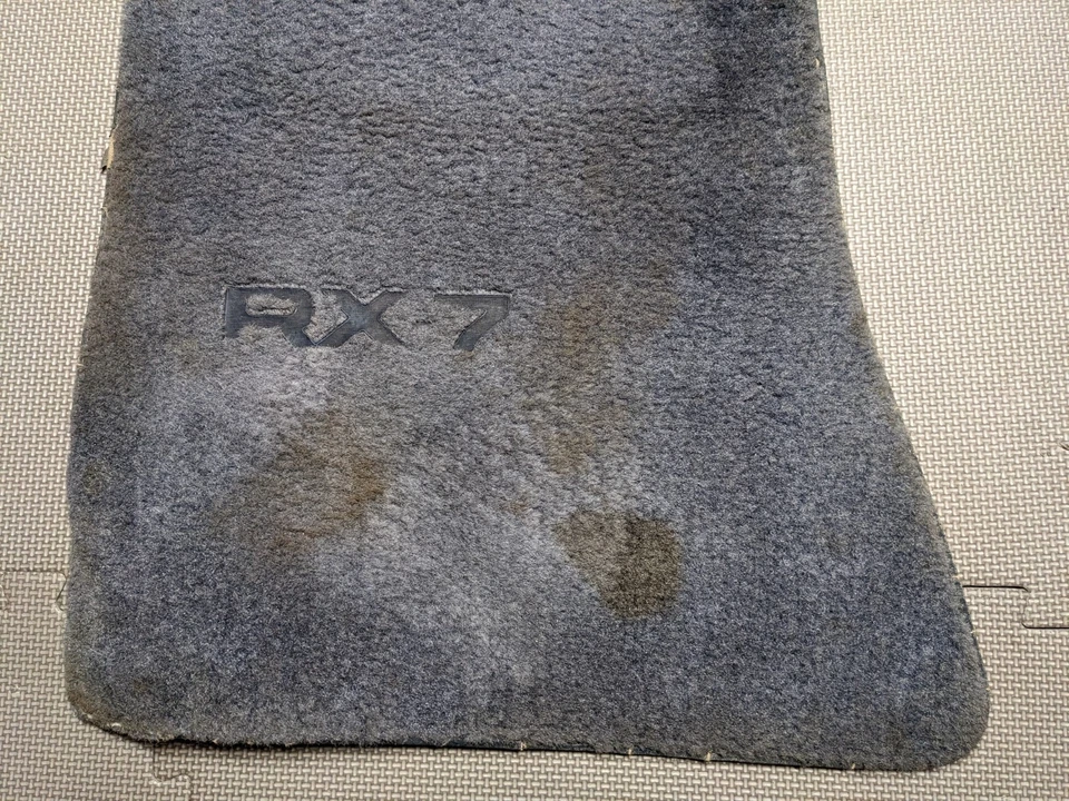 1986-1991 Mazda RX-7 RX7 синий передний OEM напольные коврики пара слева и справа - Изображение 4 из 4