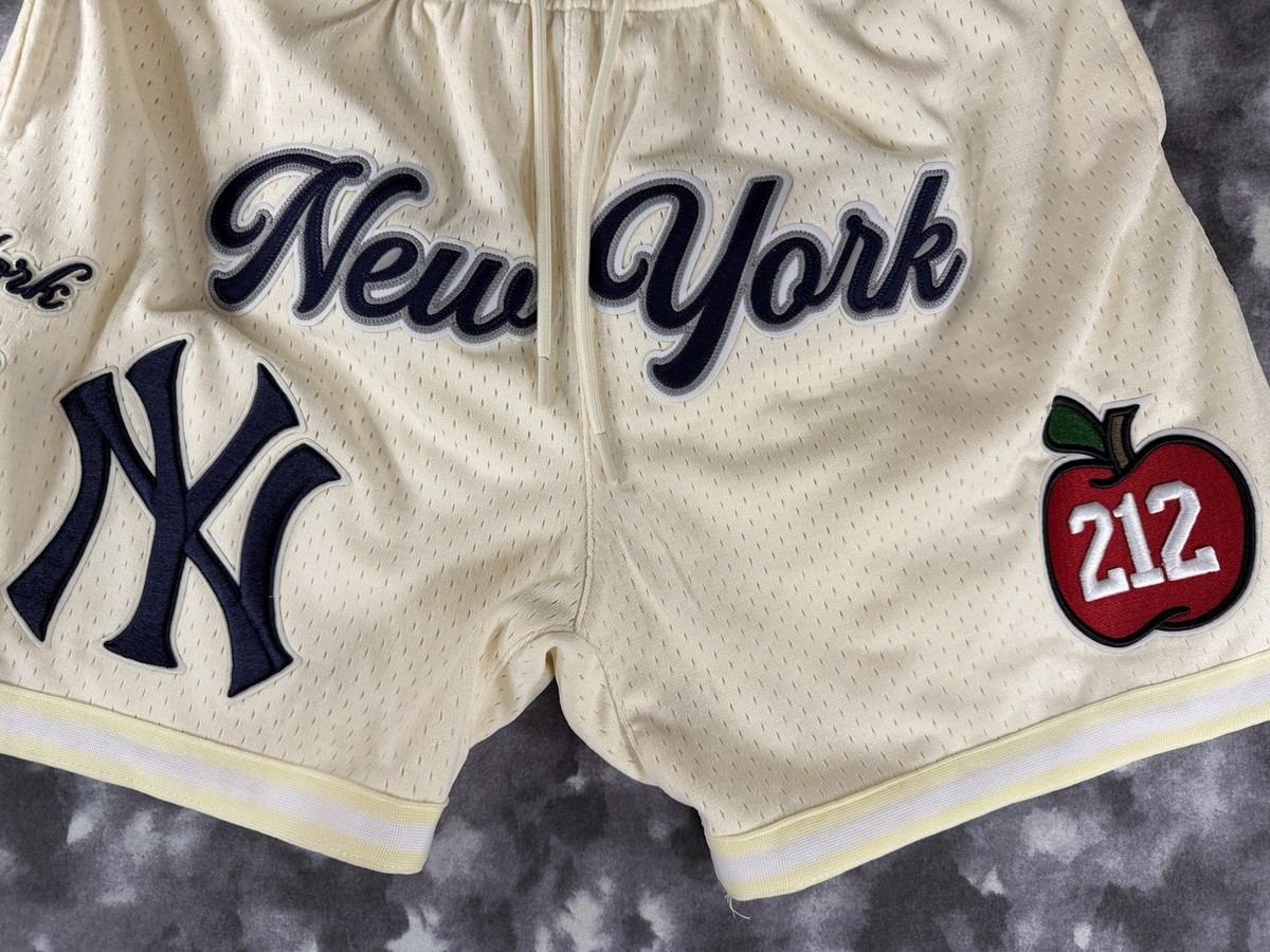 PRO Standard New York Yankees MLB Athletic Shorts Drawstring Pockets - MENS MED View 2