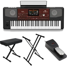 Korg Pa700 61-key Arranger Workstation Essentials Bundle