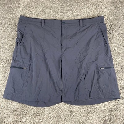 LL Bean Cresta Short Mens 44x10 Grey Cargo Nylon Spandex Stretch Hiking Gorpcore