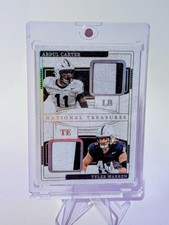 2025 Panini National Treasures Team Dual Materials #19/49 Carter Warren Penn St.