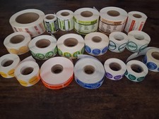 Collection of Food Allergy Label Stickers