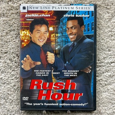 Rush Hour DVD 1998 Platinum Series Jackie Chan Chris Tucker Brett Ratner