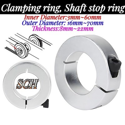 Clamp Collar 3mm-60mm SCH Shaft Collar Optical Axis Clamp Type Axis Limit Circle