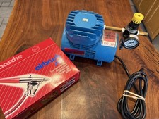 Paasche D500 Diaphram Air Compressor And VL Airbrush Set Please Read