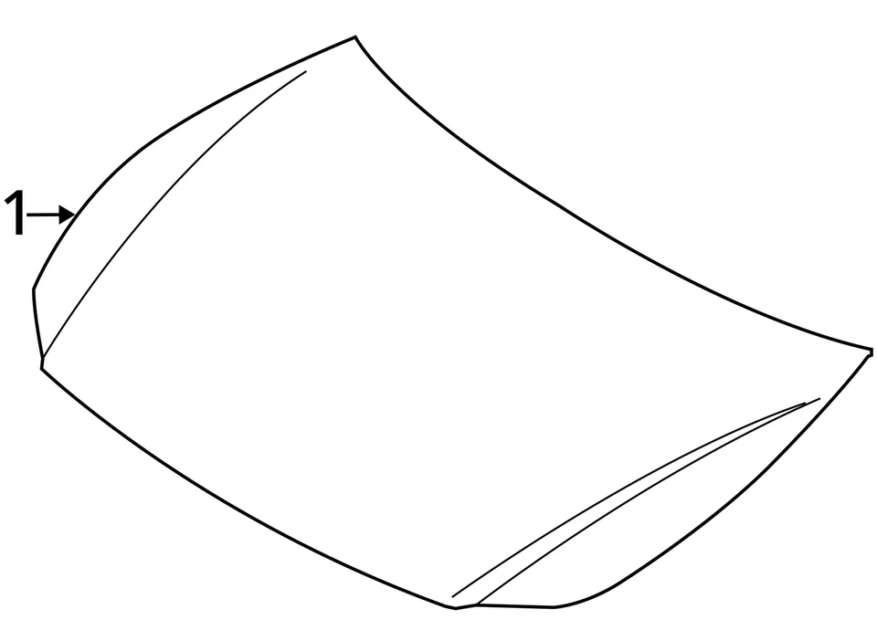 (LOCAL PICKUP ONLY) Hood Fits 07-13 SX4 2641365 - Image 4 of 4