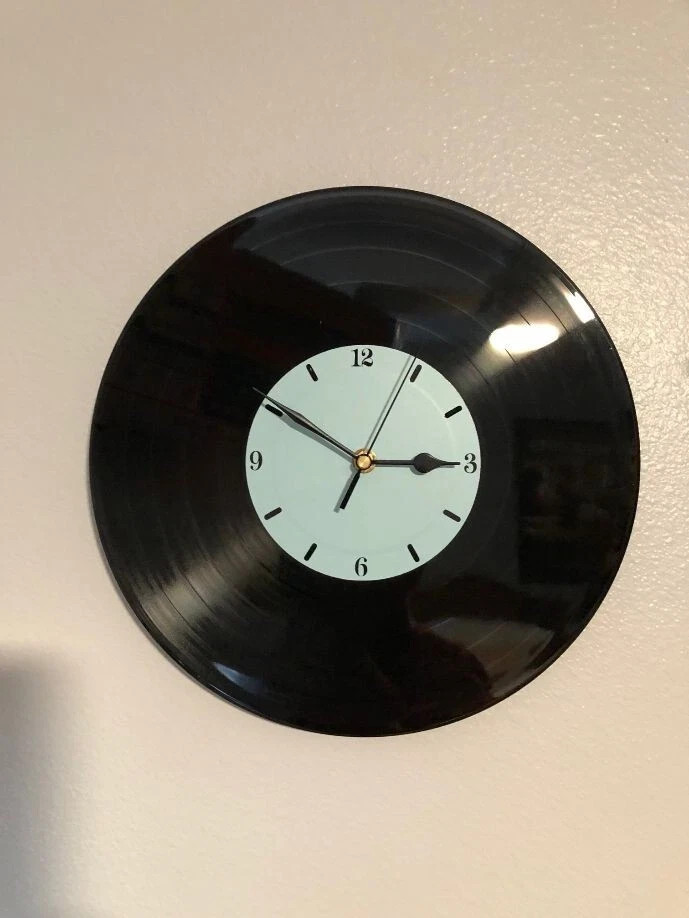 Vinyl Clock Vinyl LP Record Wall Clock Home Art Decor Hand Made