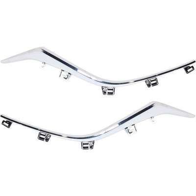 Grille Trim Set For 2014-2016 Mazda 3 14-16 Mazda 3 Sport Chrome Left and Right