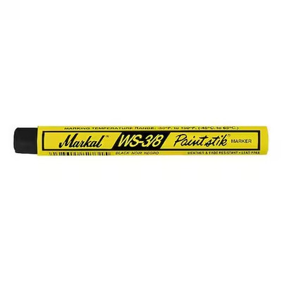 Markal 82423 Paint Crayon, Medium Tip, Black Color Family, 12 Pk