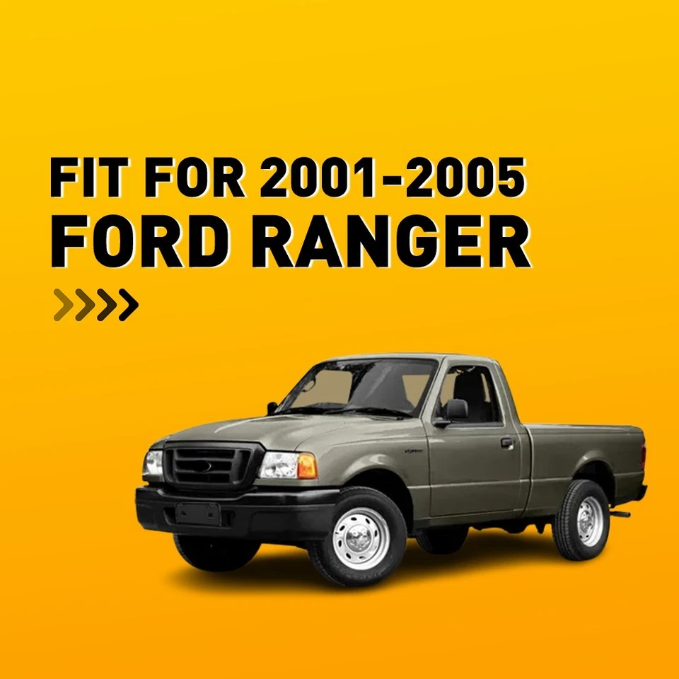 Soporte de montaje delantero de plástico para parachoques de matrícula para Ford Ranger 2001-2005 Foto 2 de 4