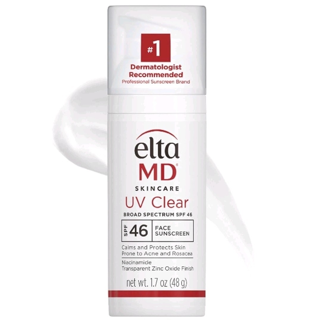 New Elta MD UV Clear Face Sunscreen SPF 46 Broad Spectrum 1.7 oz Exp. 2027/07