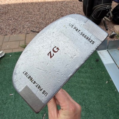 Carbite ZG Steel Mallet Putter Golf Club PURE Grip Patented Design