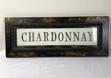 Ornate Picture Frame Distressed Black/Gold solid wood Farm house, French Country