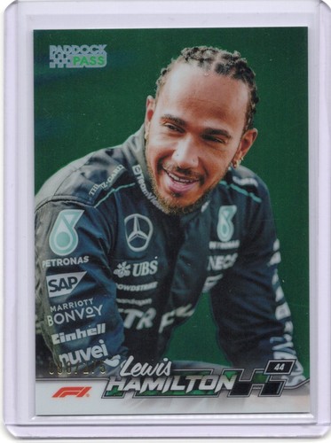 2024 Topps Paddock Pass Formula 1 - Lewis Hamilton #56 Chrome Green /275